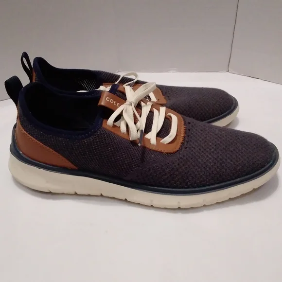 Cole Haan ZeroGrand Blue Stitchlite Comfort Oxford 10.5 - Picture 7 of 12
